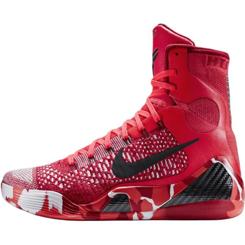 

Баскетбольные кроссовки Kobe 9 для детей, начальная школа Nike, красный