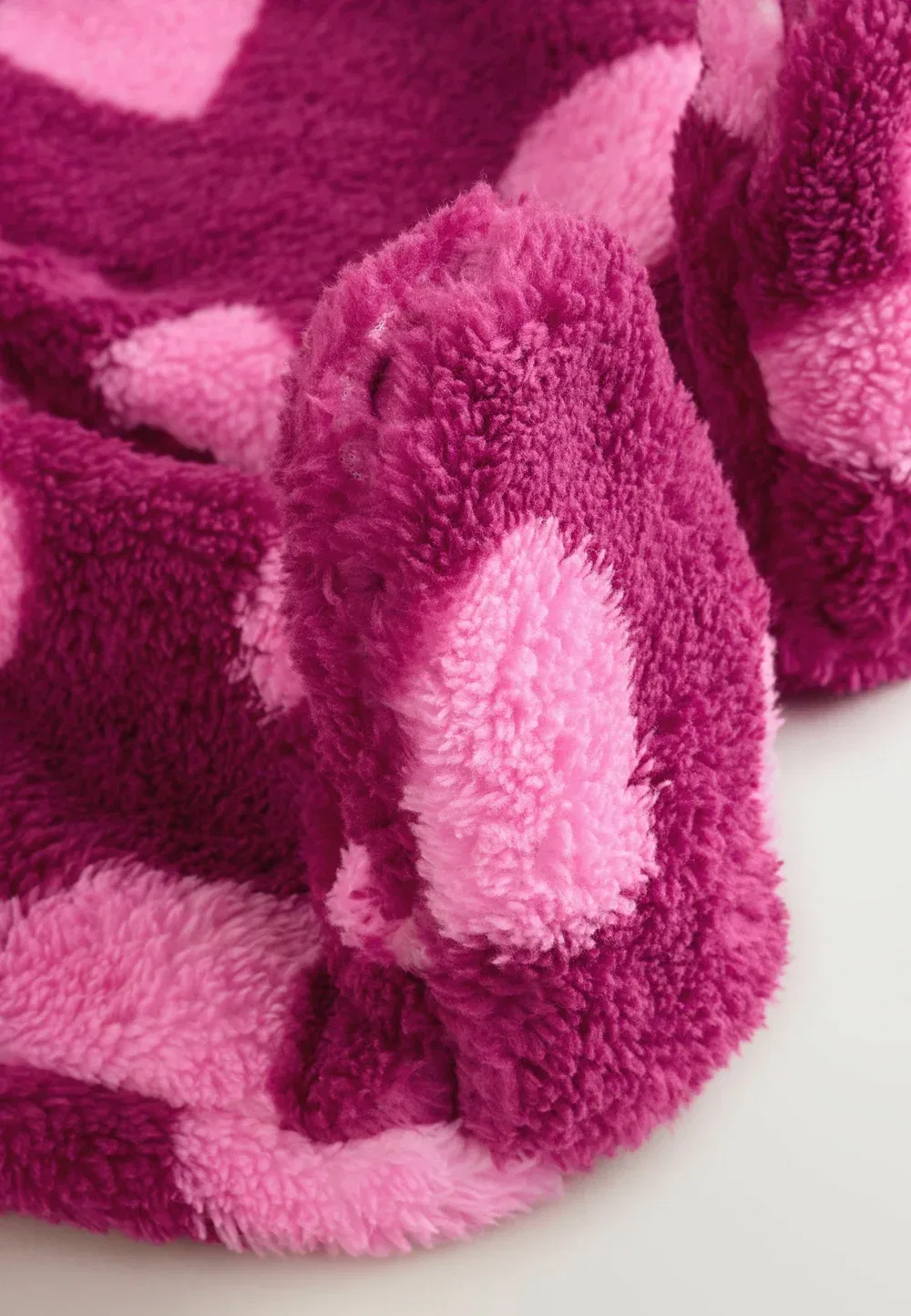 Флисовый комбинезон для коляски стандартного кроя Next, Pink Heart Printed Hooded — фото 3