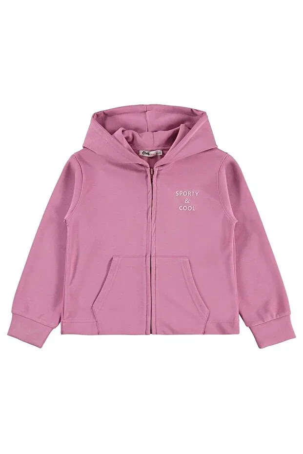 Детский кардиган с принтом Sporty&Cool Civil Girls, Dried Rose