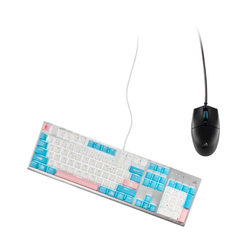 

Комплект периферии Corsair 2PC Sweet Sky Gaming Bundle, белый/чёрный