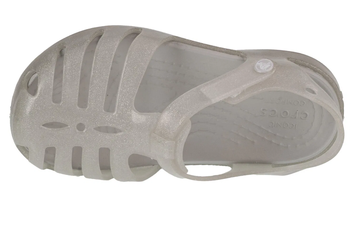 Детские сандалии с технологией LiteRide Isabella Crocs, Silver — фото 3