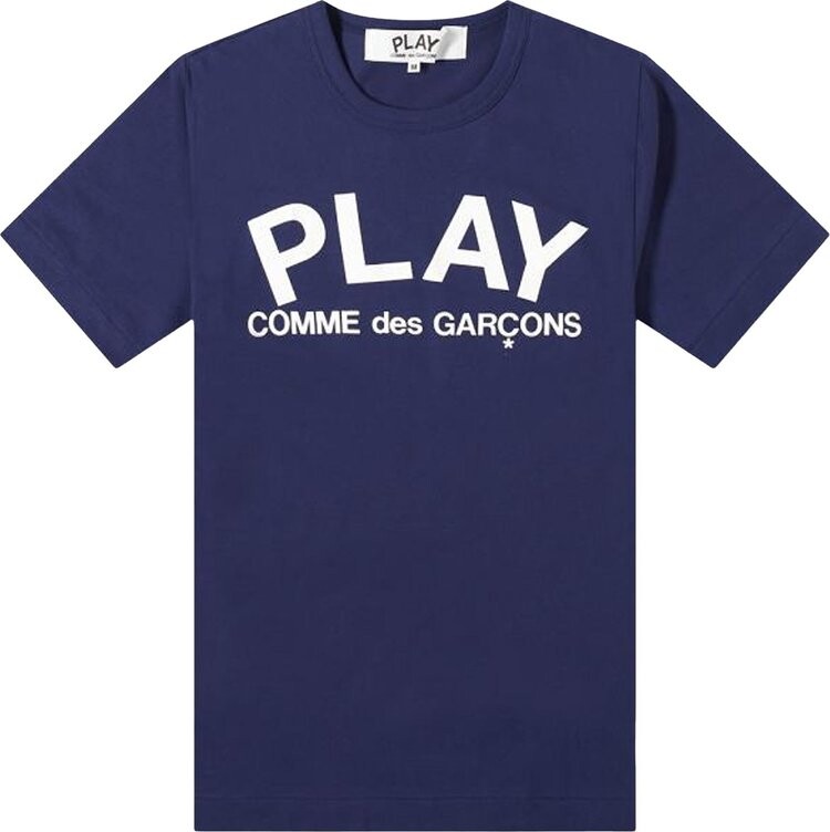 

Футболка Comme des Garçons PLAY T-Shirt 'Navy', синий