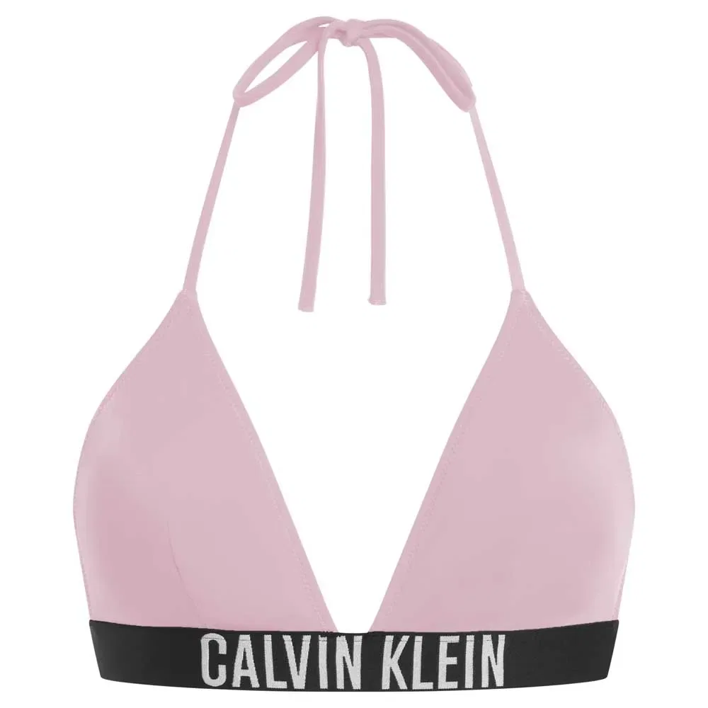 Бикини-топ Intense Power Triangle Calvin Klein, розовый