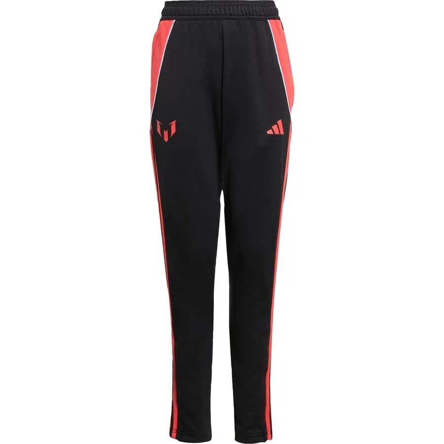 Детские спортивные штаны с принтом Messi Training Pants adidas, Черный — фото 3