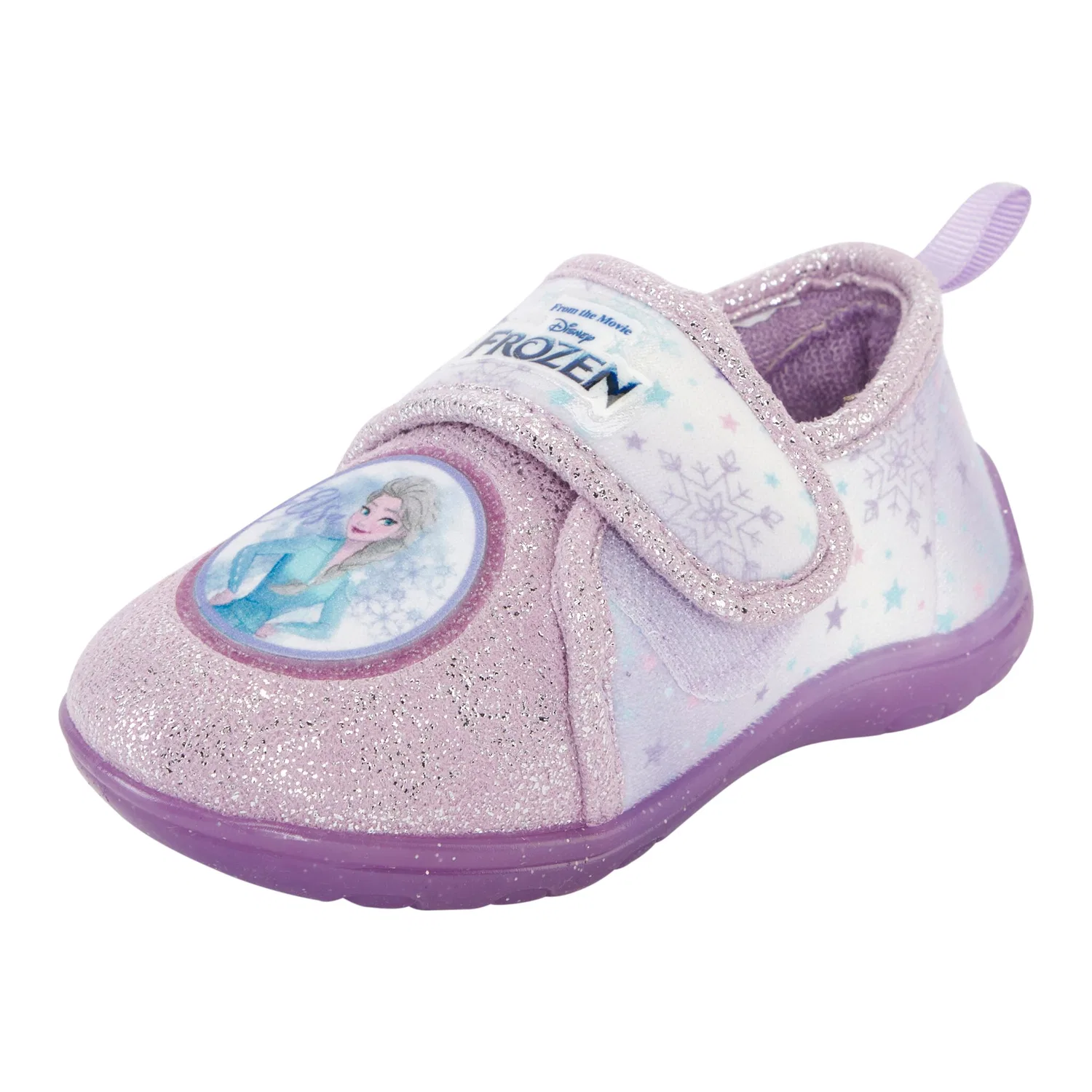 Детские домашние тапочки с принтом Frozen Disney, Lilac