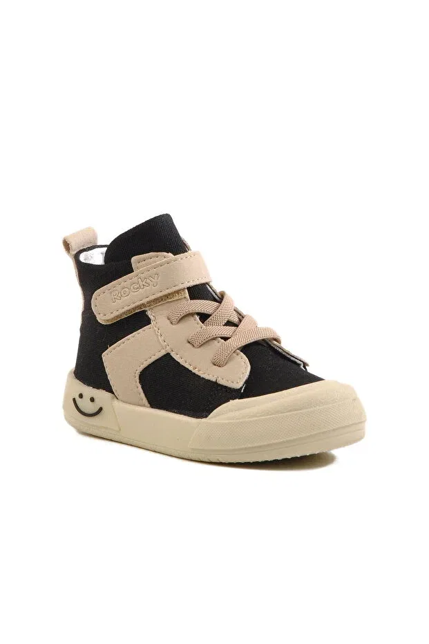 Детские кроссовки для мальчиков с принтом Black Boy Hi Sneaker Aspor, Colored — фото 3