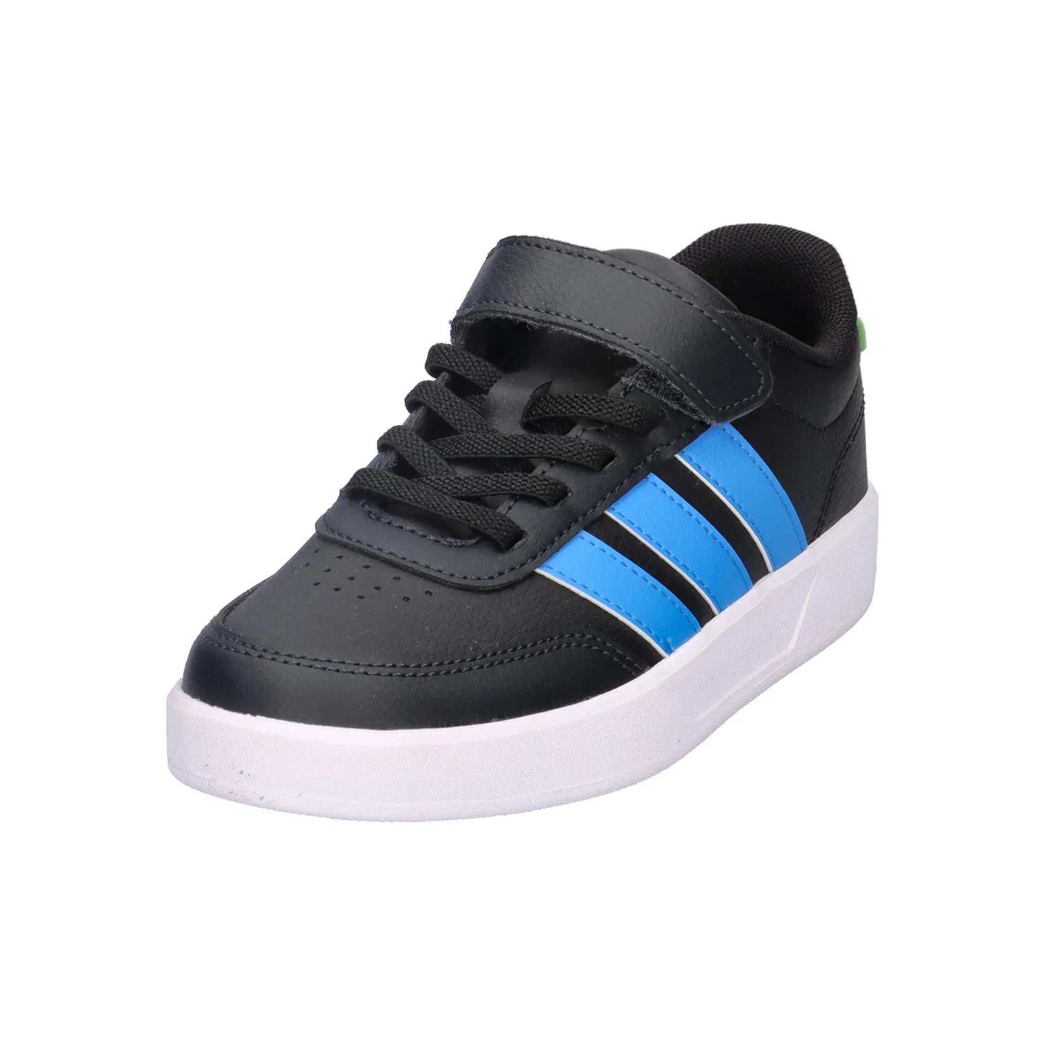 Детские кроссовки с липучками BREAKNET 3.0 EL C Adidas, Schwarz Konigsblau Schwarz — фото 4
