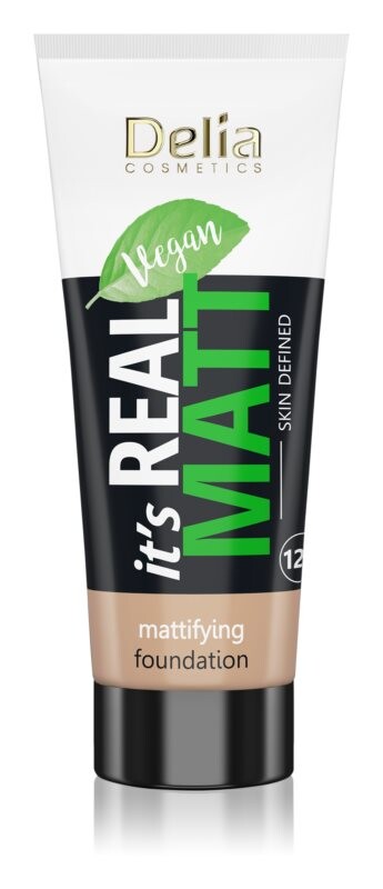 

Матирующая основа Delia Cosmetics It's Real Matt, оттенок 104 Sand 30 мл