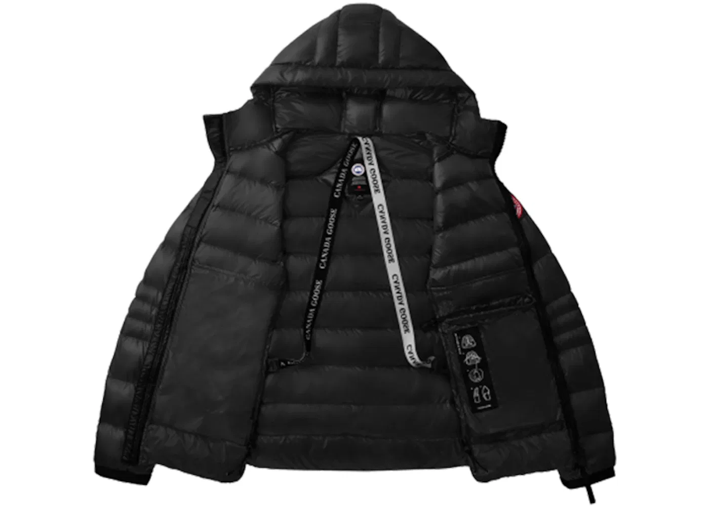Мужская куртка с капюшоном Crofton Down Slim Fit Canada Goose, Black — фото 2