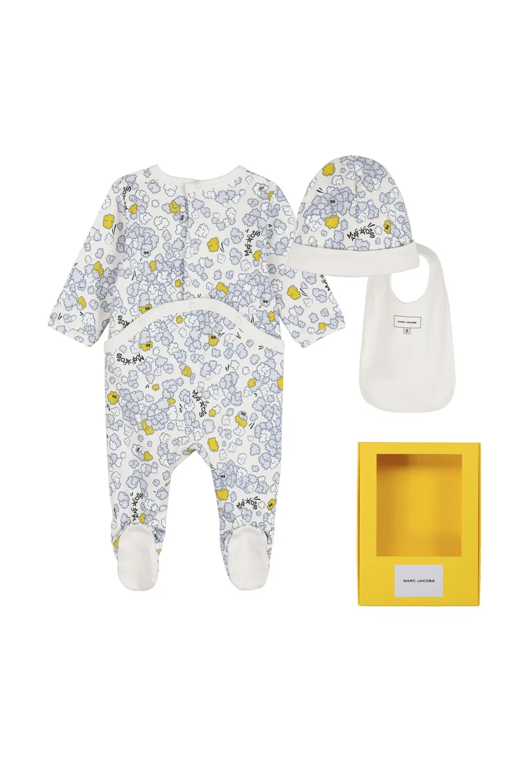 Ансамбль пижама, чепчик и одежда - костюм для сна Marc Jacobs Kids, Creme — фото 2