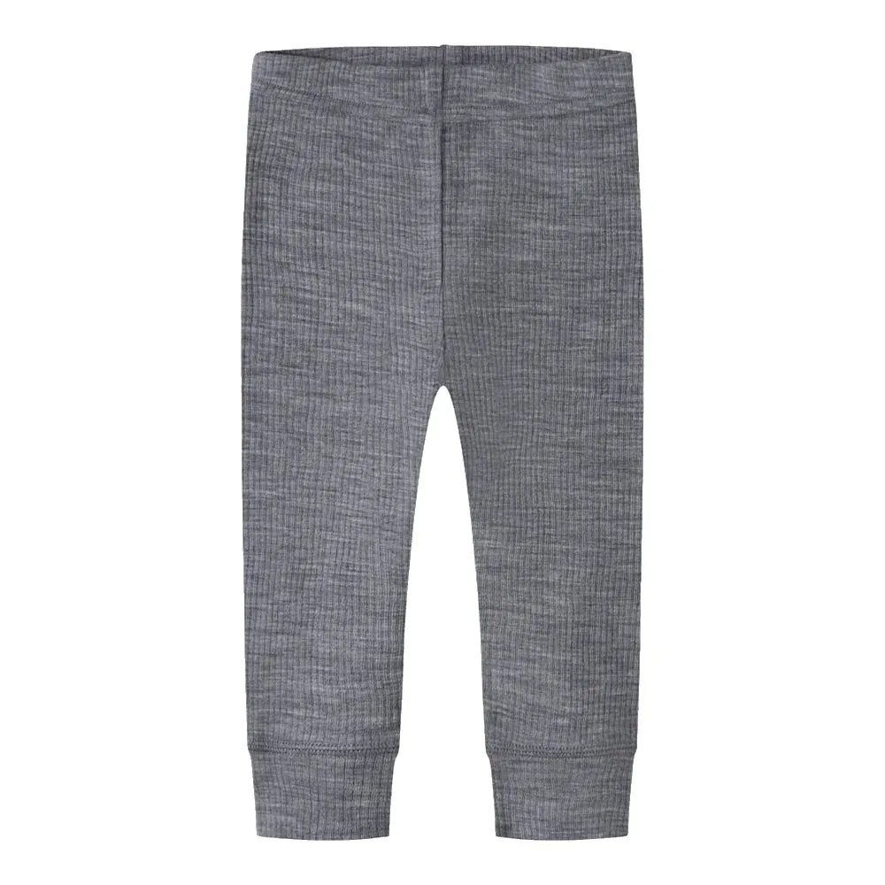 Детские леггинсы из шерсти Wax Wool Name it, Grey