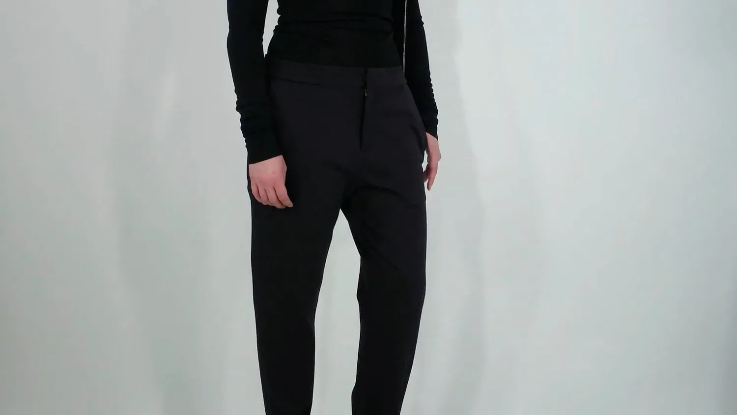 Брюки из джерси с эластичным поясом Navy Jersey Twill Elasticated Waist Trousers Emporio Armani, Navy — фото 3