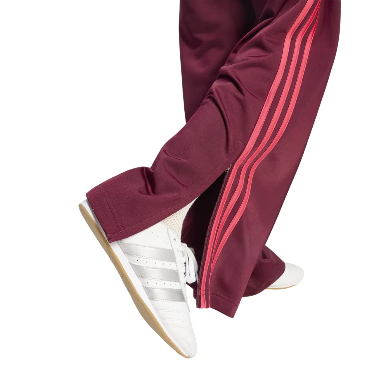 Женские брюки Firebird Track Adicolor Classics Adidas, цвет Power Pink/Maroon — фото 4