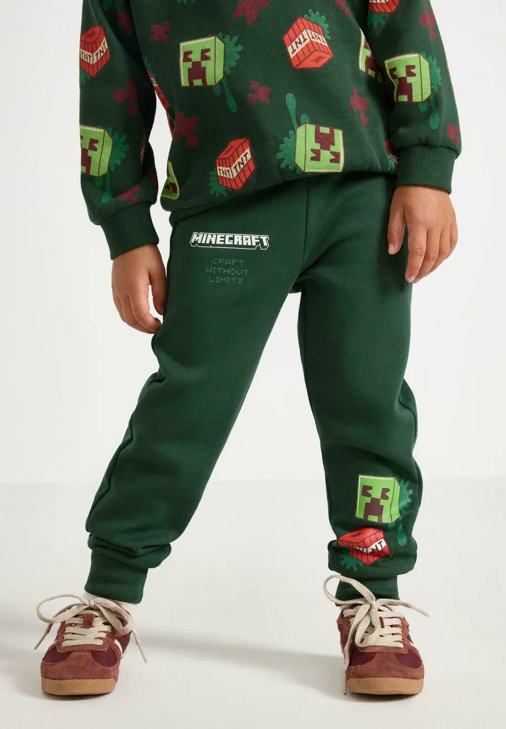 Спортивные штаны в стиле Minecraft Lindex, Dark Dusty Green — фото 2