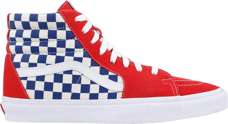 

Кеды Vans Sk8-Hi BMX Checkerboard, красный