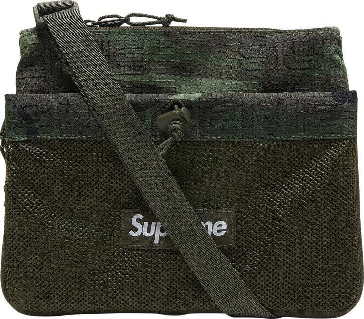 

Сумка Supreme Side Bag Woodland Camo, разноцветный