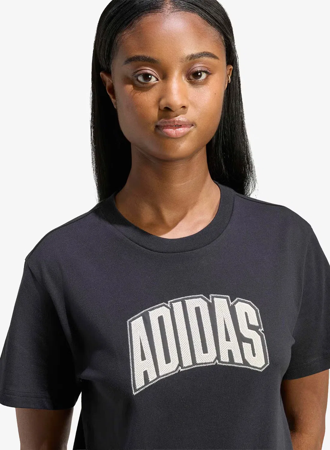 Футболка с принтом Collegiate Adidas, черный — фото 3