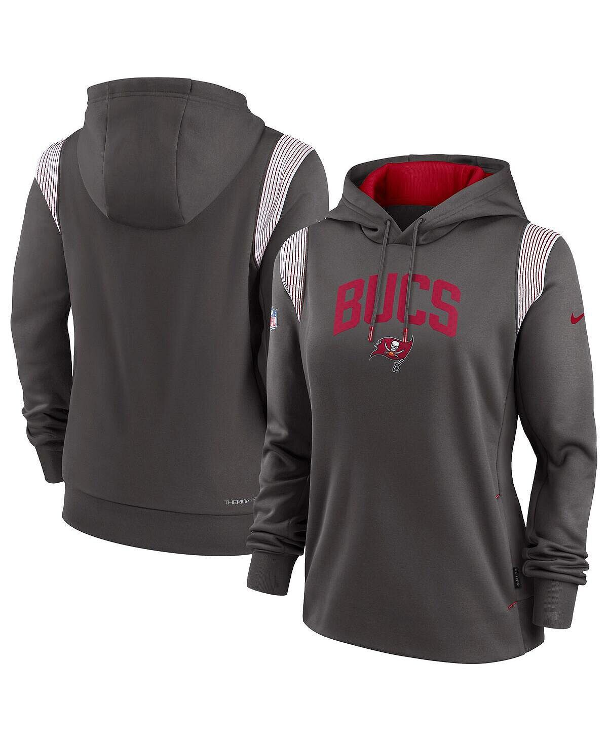 

Женская толстовка с капюшоном pewter tampa bay buccaneers sideline stack performance Nike, Серый, Женская толстовка с капюшоном pewter tampa bay buccaneers sideline stack performance Nike