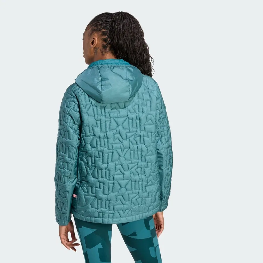 Куртка утепленная с капюшоном Terrex Xperior PrimaLoft Loose Fill Insulated adidas, Бирюзовый — фото 2