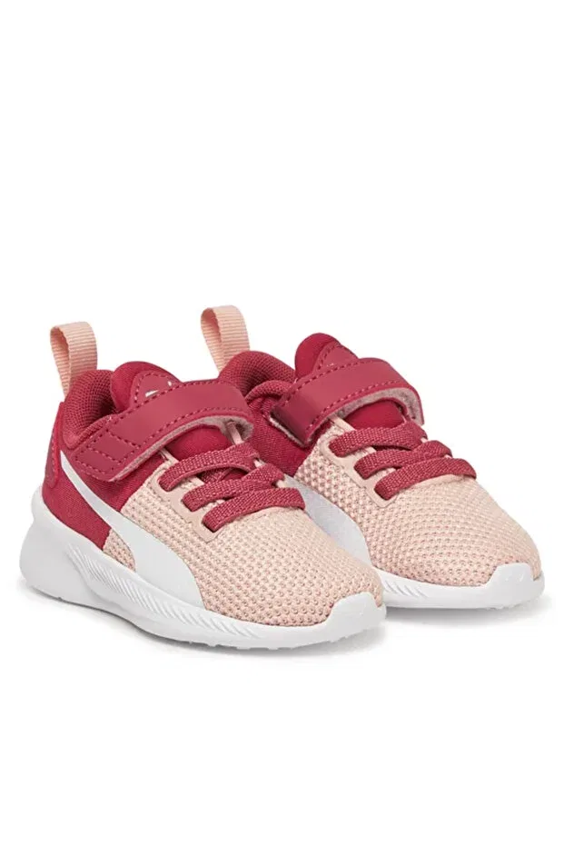 Детские кеды для девочек с принтом Puma, Pink — фото 2