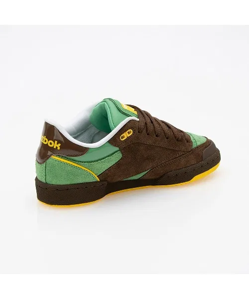 Унисекс кроссовки Club C Bulc Reebok тёмно-зелёные — фото 4