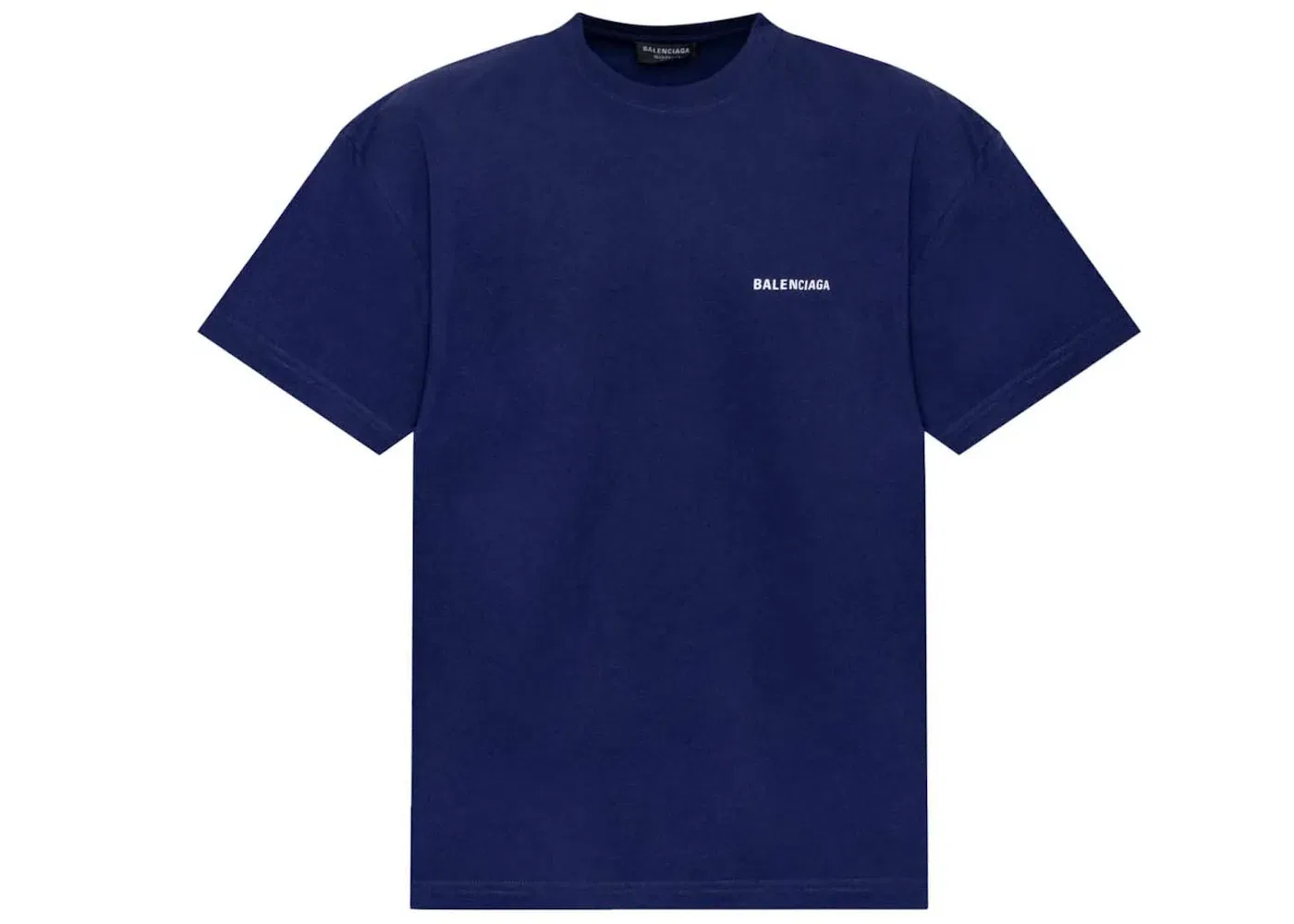 Мужская футболка с логотипом Balenciaga, Marine Blue