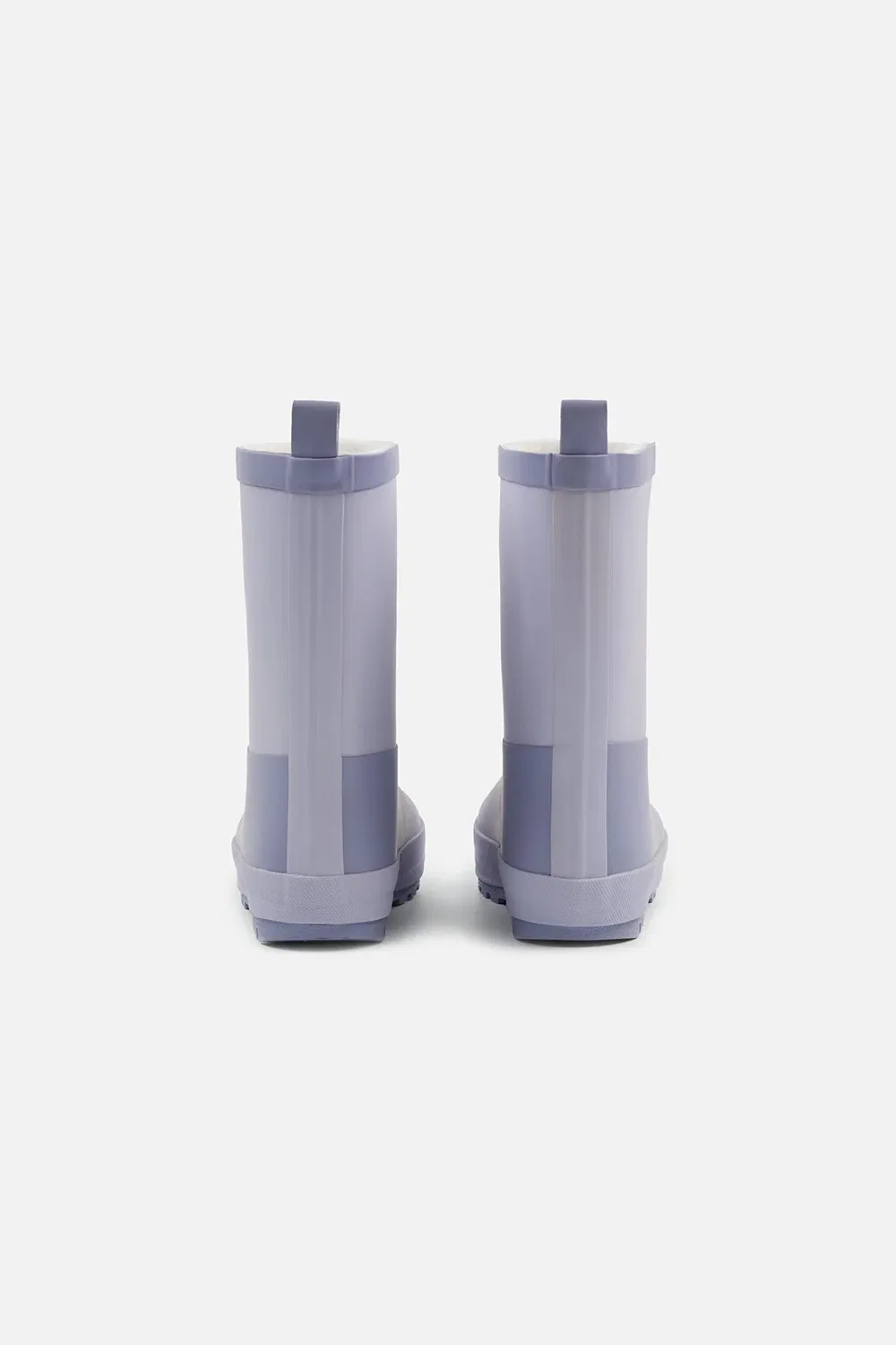 Детские резиновые сапоги для девочек на дождливую погоду Rain Boots Deux par Deux, Mauve — фото 3