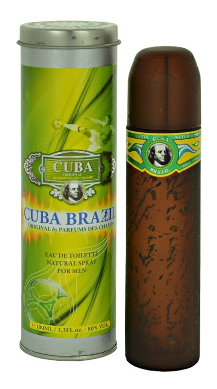 

Туалетная вода Cuba Brazil, 100 мл, Зеленый, Туалетная вода Cuba Brazil, 100 мл