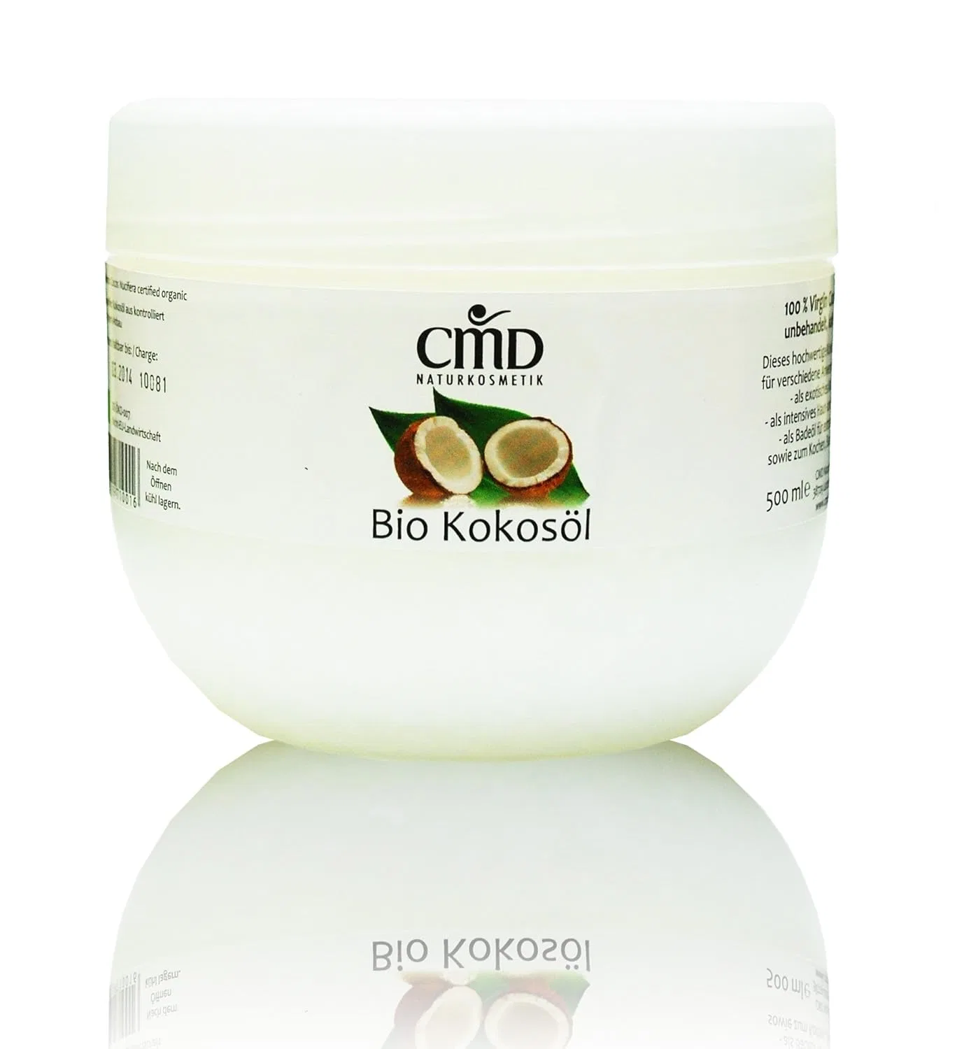 Масло кокосовое органическое CMD Naturkosmetik, 500 мл