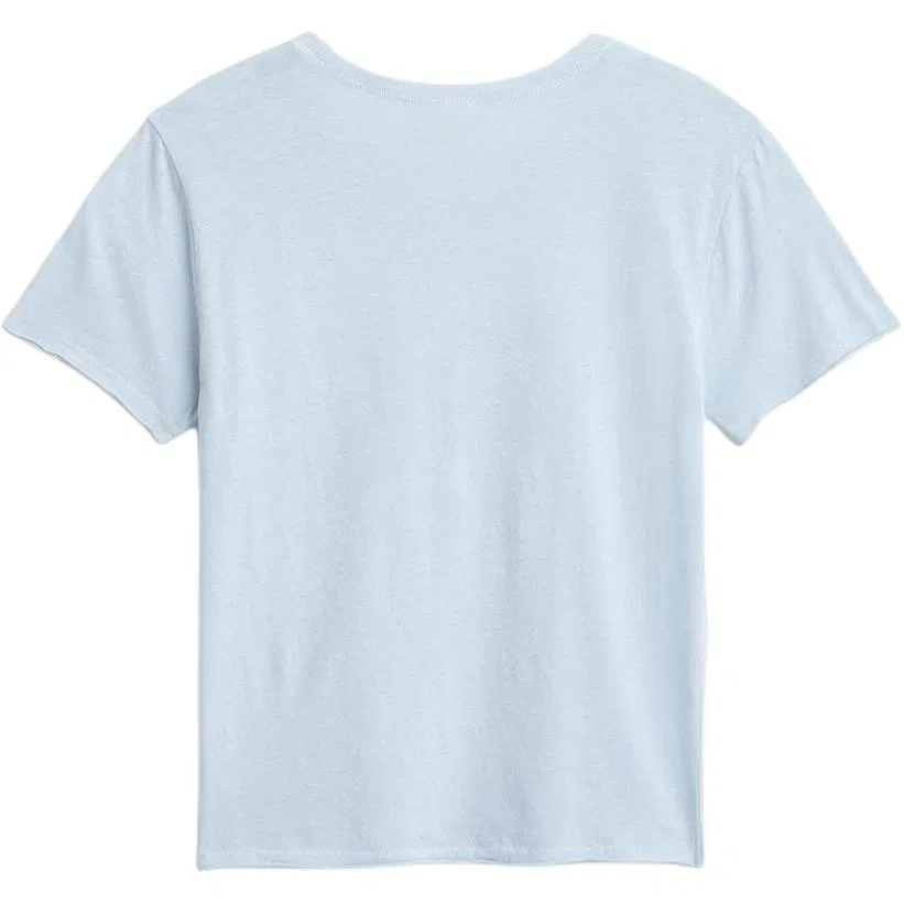 Женская футболка с круглым вырезом Light Blue ZARA — фото 3
