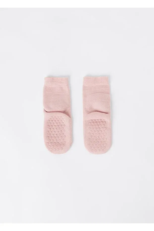 Детские носки для новорожденных с нескользящей подошвой Calzedonia, Pembe — фото 2