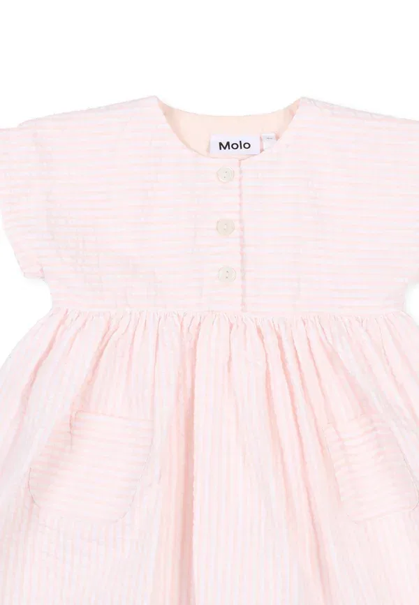Платье хлопковое Day dress Molo, pink, розовый — фото 3