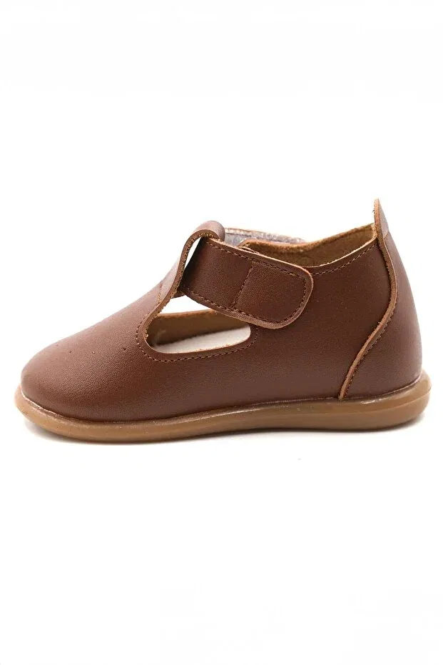 Детские ортопедические туфли для девочек Macco Shoes, Taba — фото 4