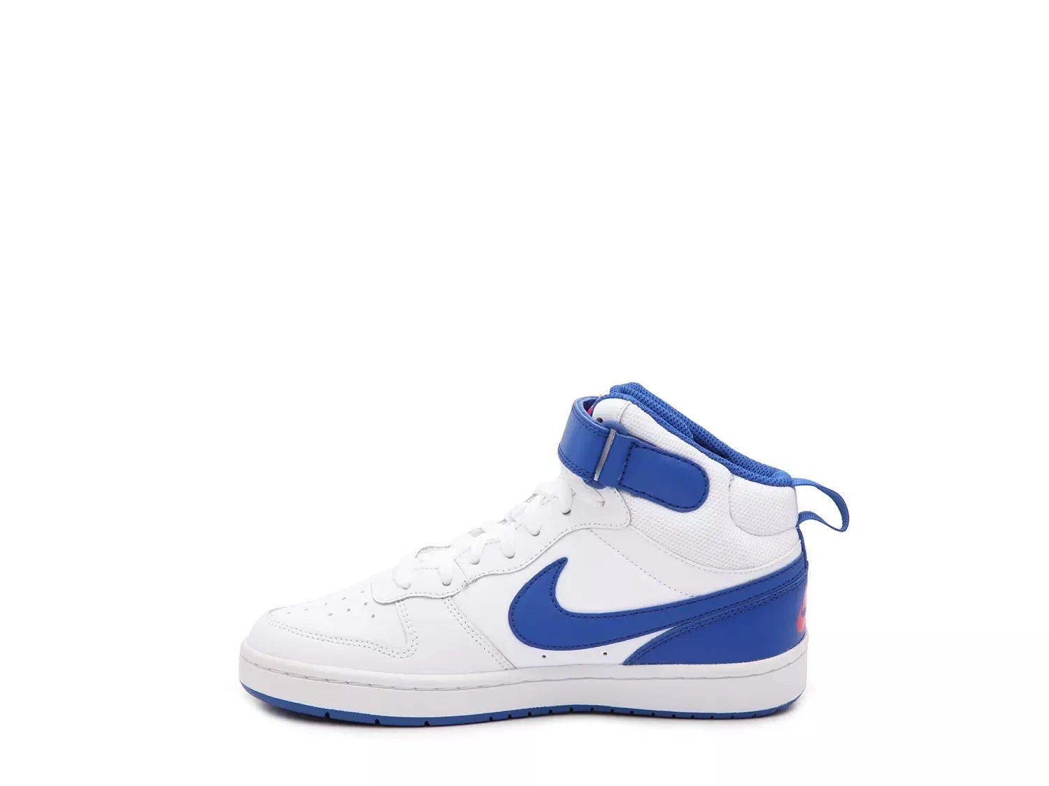 Кроссовки высокие Court Borough Mid, Nike, белый/синий/красный — фото 3