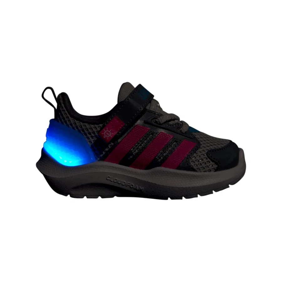 Детские спортивные кроссовки с сетчатым верхом Lightorama Rnr adidas, Серый — фото 2