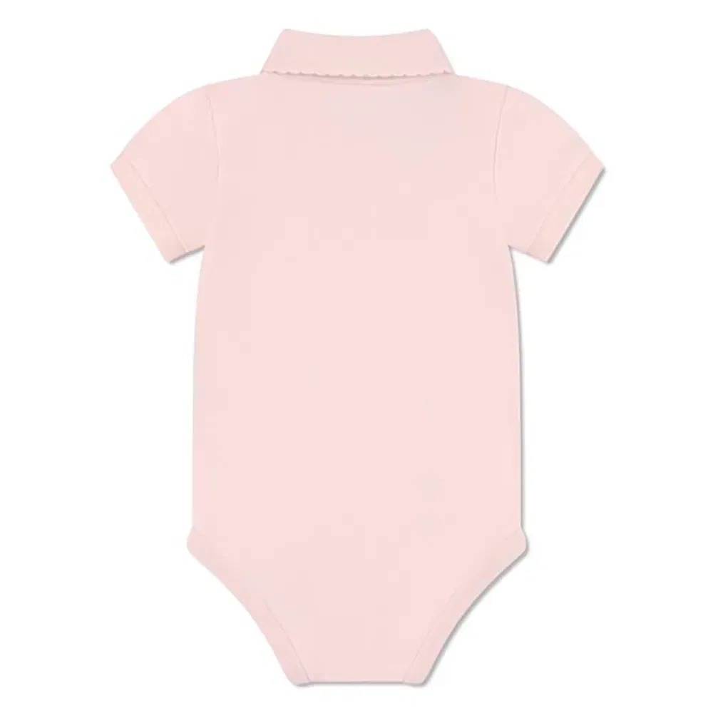 Боди с коротким рукавом Lacoste Kids, розовый — фото 2