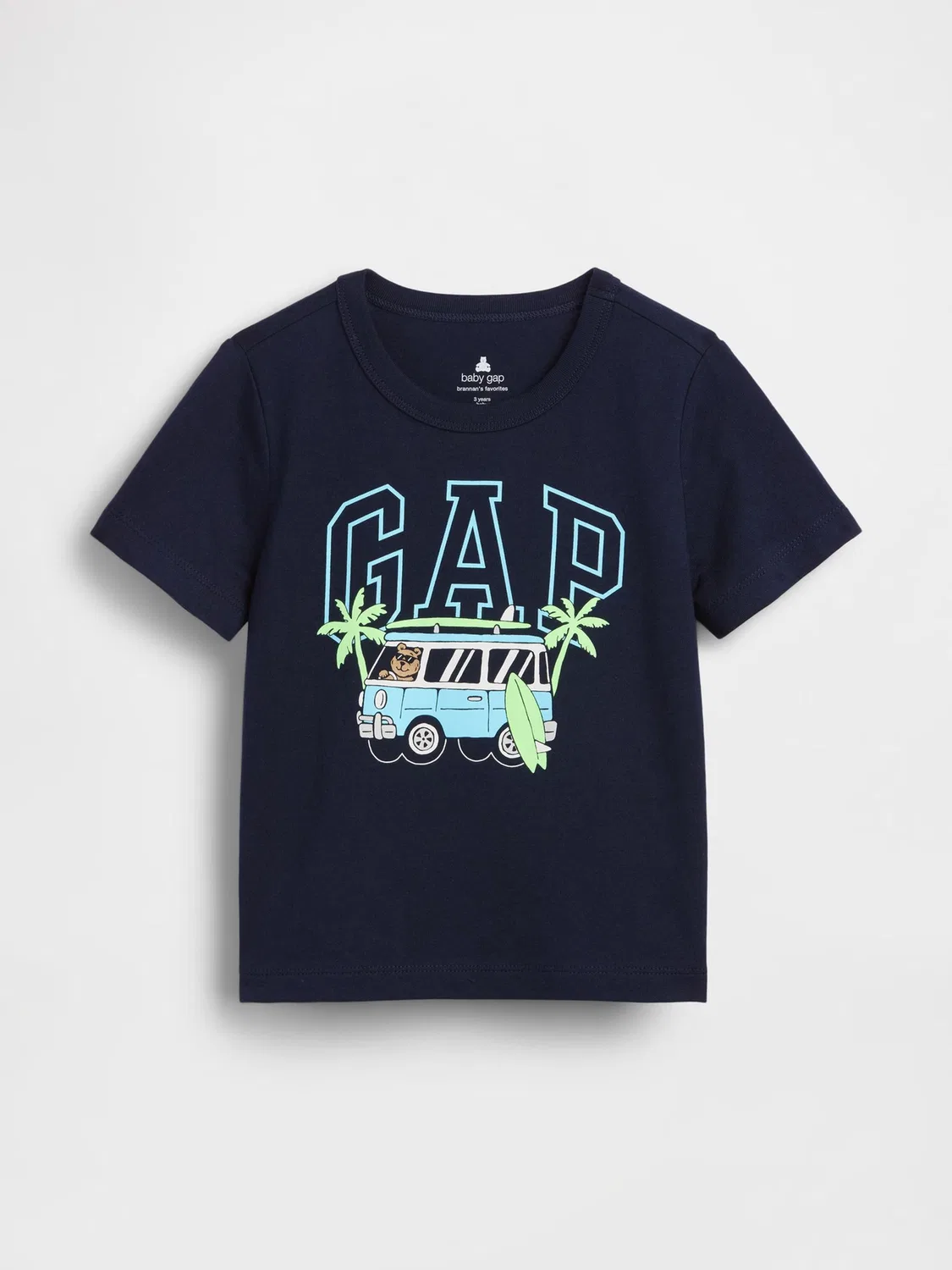 Футболка с графическим логотипом Gap, Navy