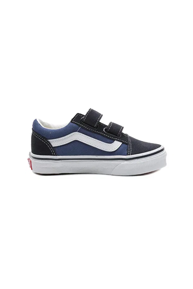 Детские кеды для девочек Old school Vans, Navy Blue — фото 4