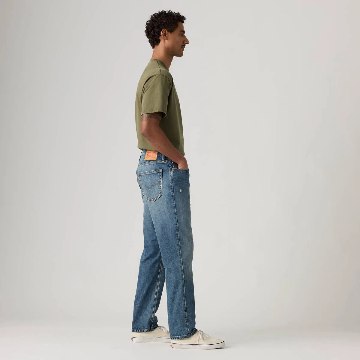 Мужские джинсы 541 с зауженным кроем Levi's, Electro Clash Distressed Advanced Stretch - Medium Wash — фото 4