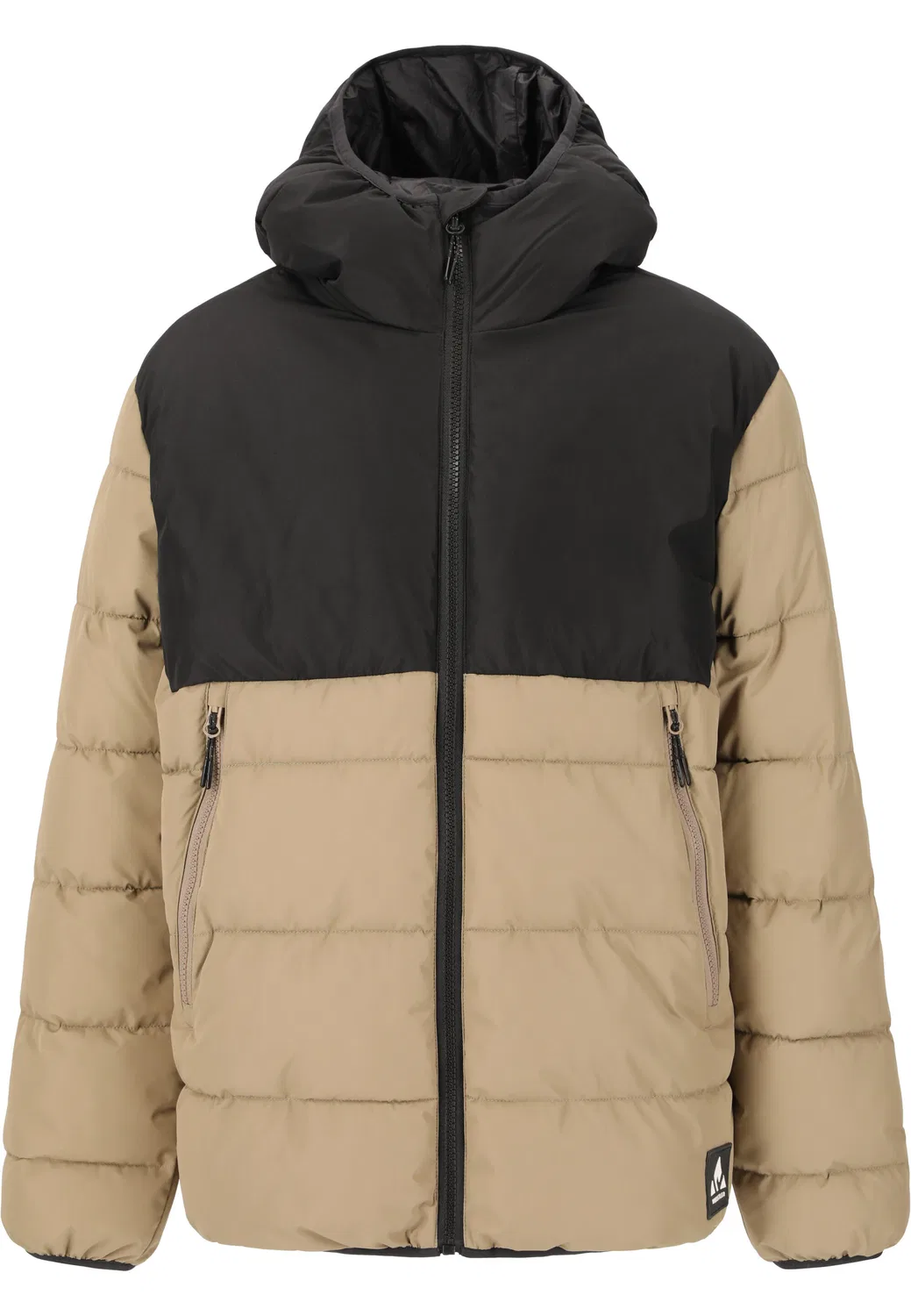 Детская стеганая куртка Sareto Whistler, Beige Schwarz Grau