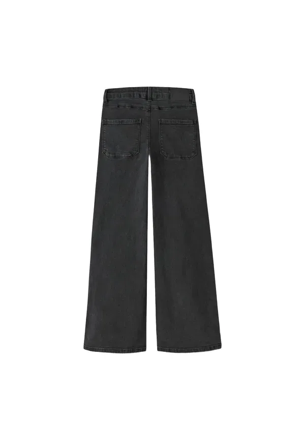 Джинсы 98% хлопок, 2% эластан Nkfpolly x-wide jeans 3057-fr noos Name It denim, черный — фото 4