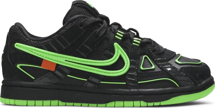 

Кроссовки Nike Off-White x Rubber Dunk PS 'Green Strike', зеленый