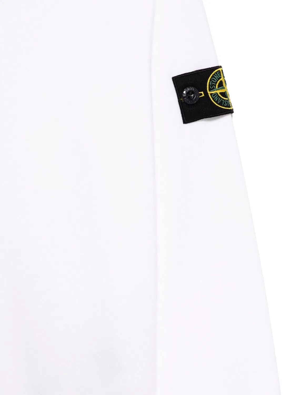 Свитшот с логотипом компаса Stone Island, белый — фото 2
