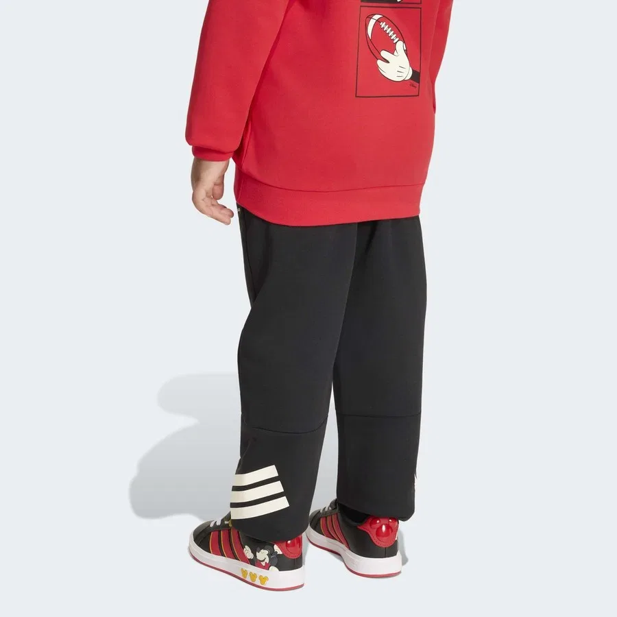 Детские спортивные штаны с принтом Disney Mickey Mouse adidas, Разноцветный — фото 4