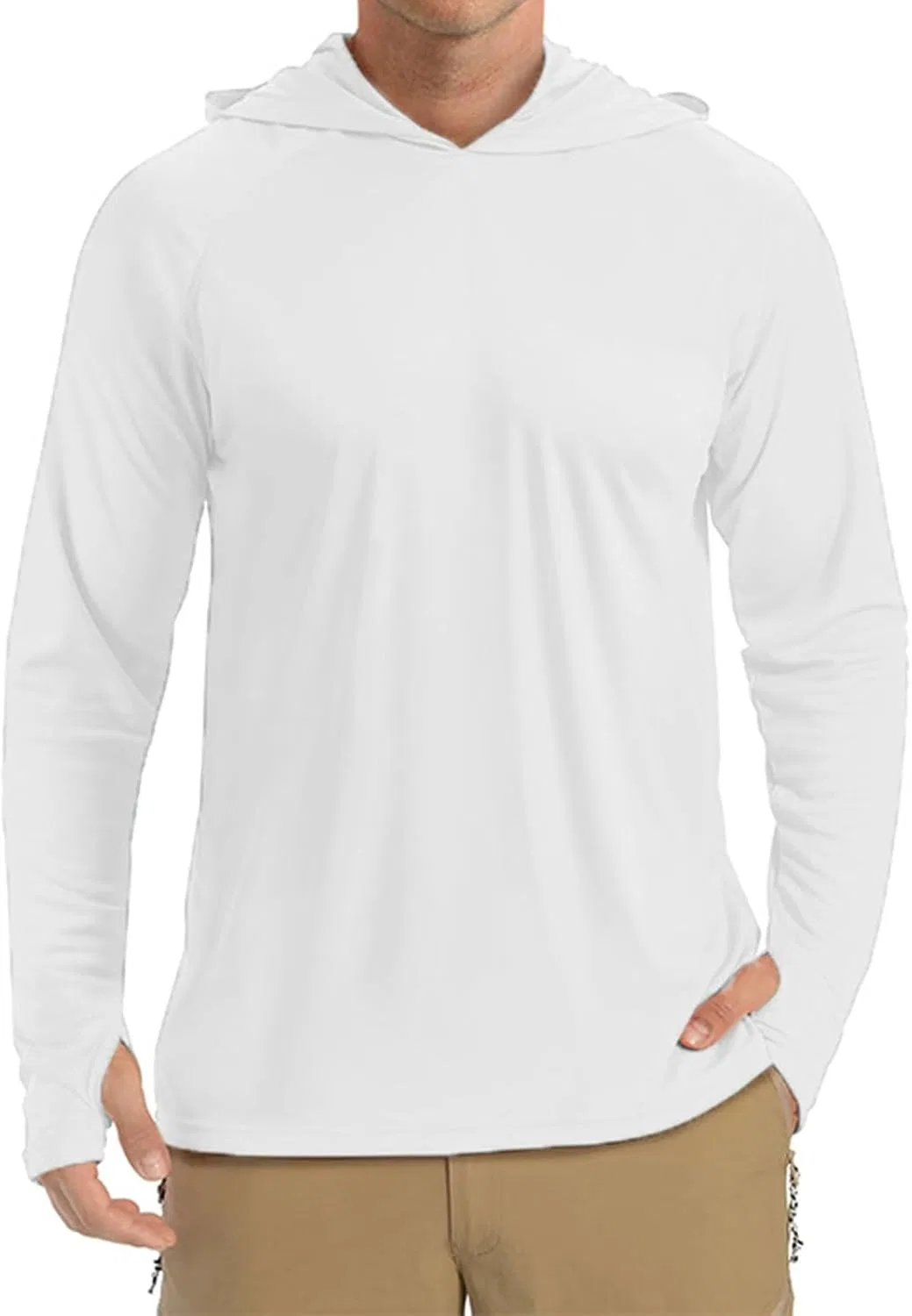 Мужская водолазка с защитой от солнца, White