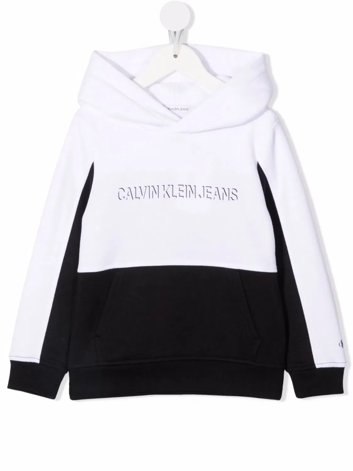 Calvin Klein Черно-белое худи с логотипом