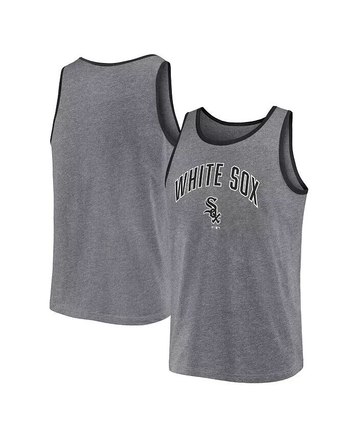 

Мужская майка на бретелях Heather Grey Chicago White Sox Primary Fanatics, серый