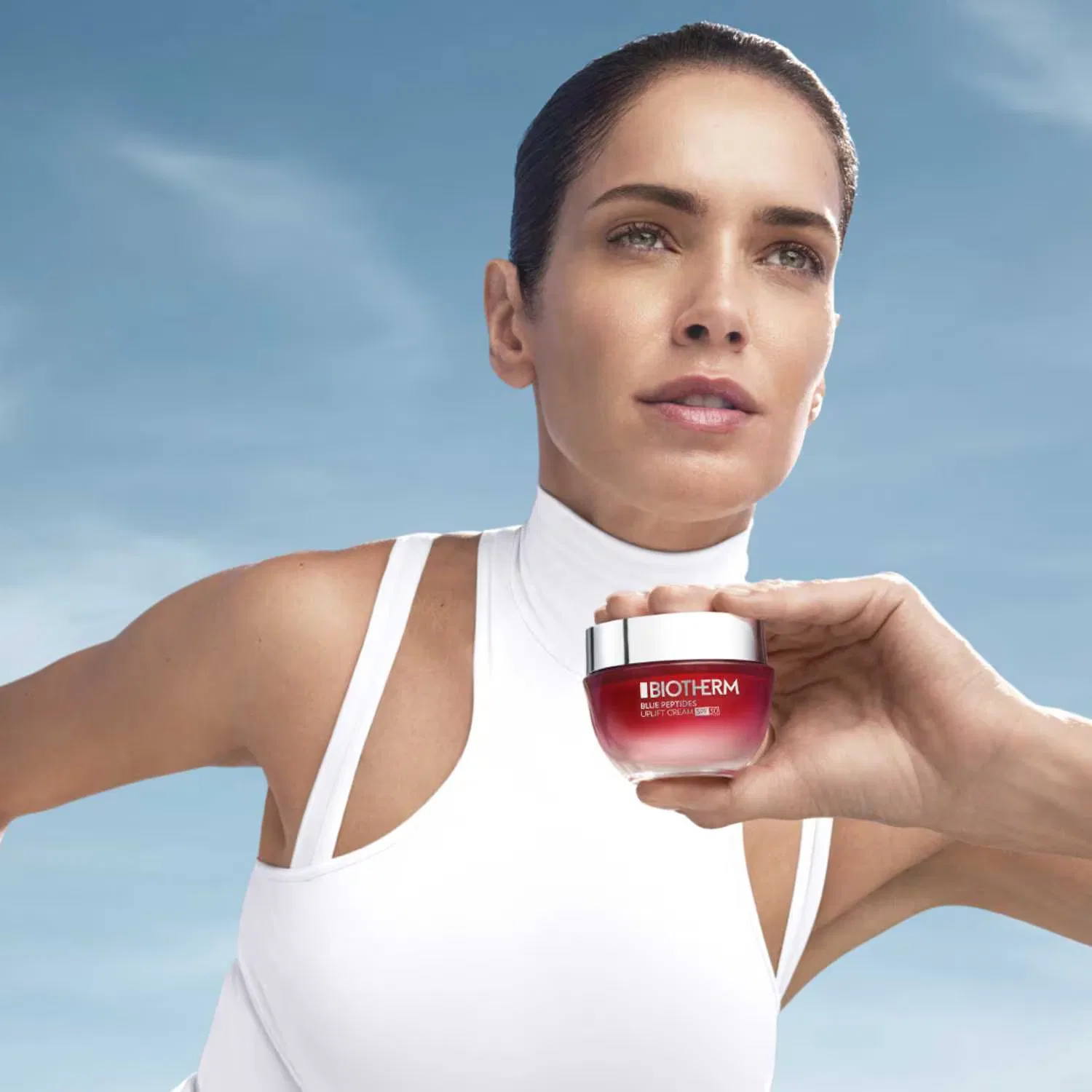 Крем для лица с SPF30 50 мл с лифтинг-эффектом Blue Peptides Uplift Cream SPF30 BIOTHERM — фото 3