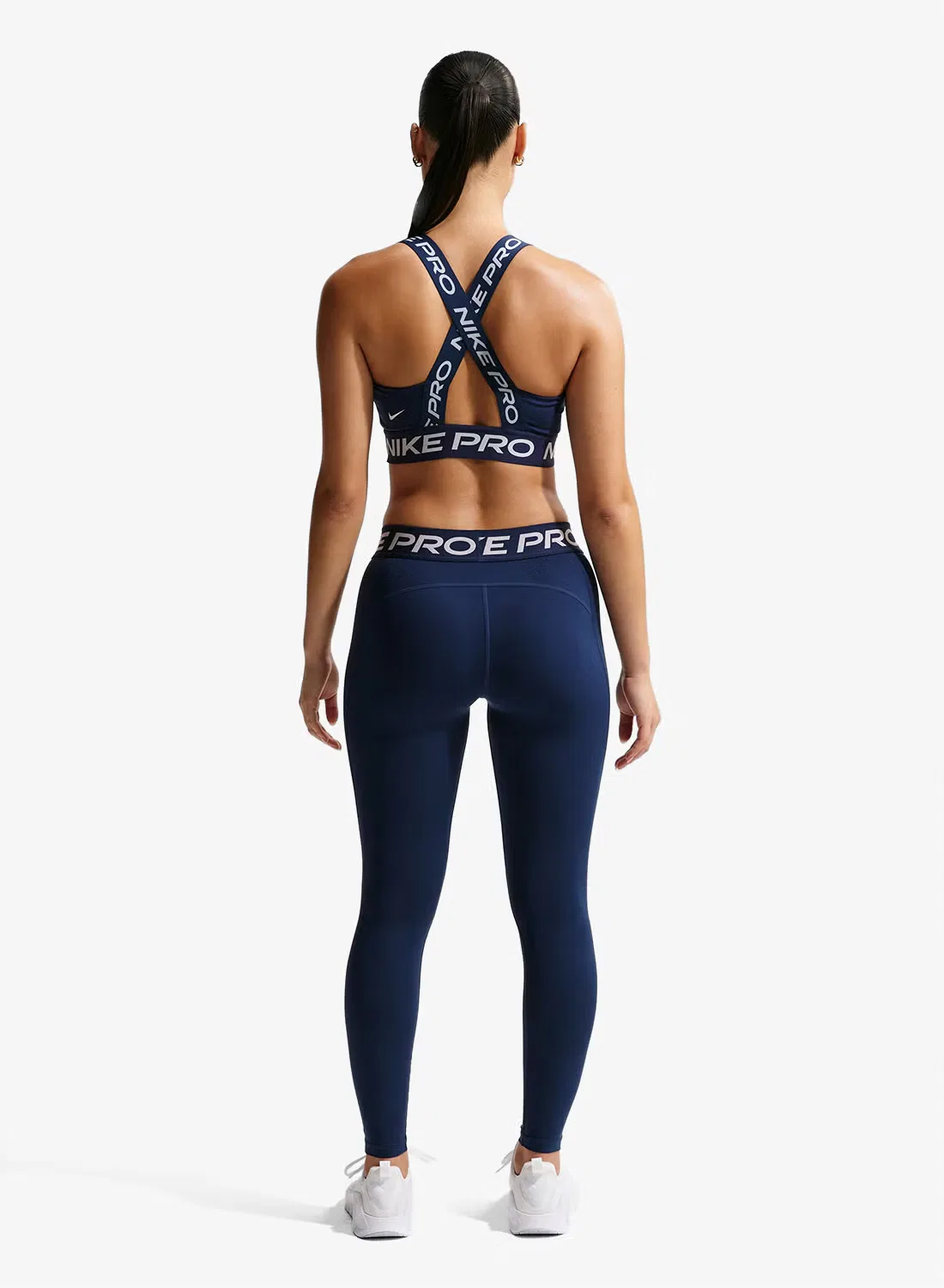 Леггинсы с принтом W NP DF 365 MR Tight Nike, темно-синий — фото 2