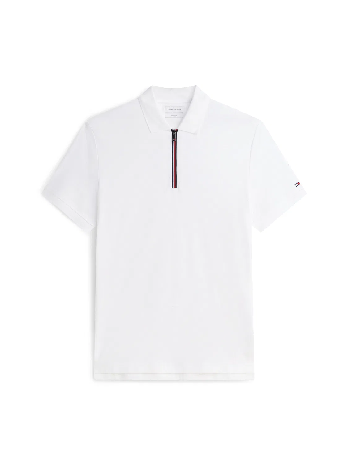 Рубашка Tommy Hilfiger Regular Fit Fluid белого цвета